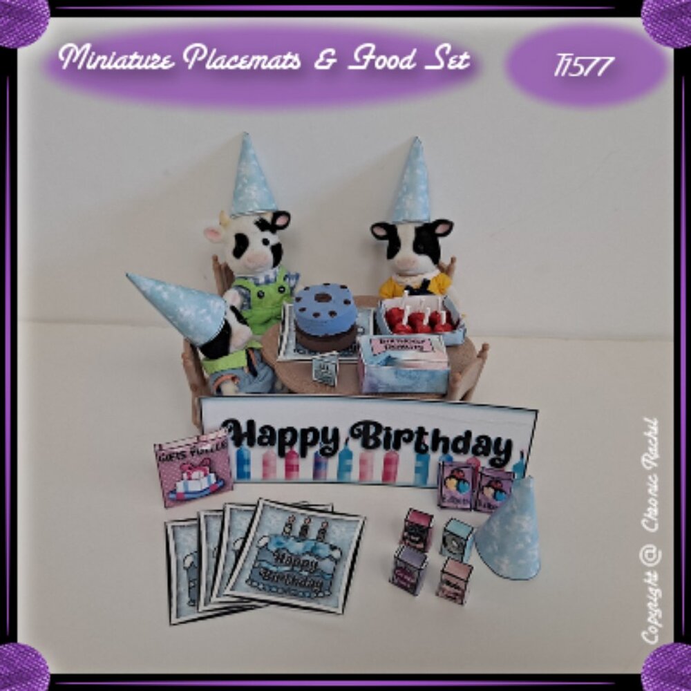 Large Birthday Set - Sky Blue